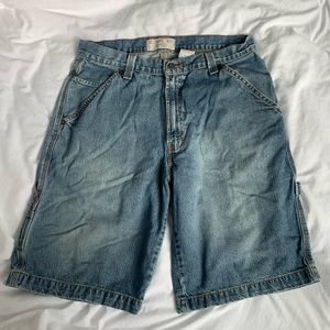 levi’s jorts jeans shorts navy grey blue vintage retro